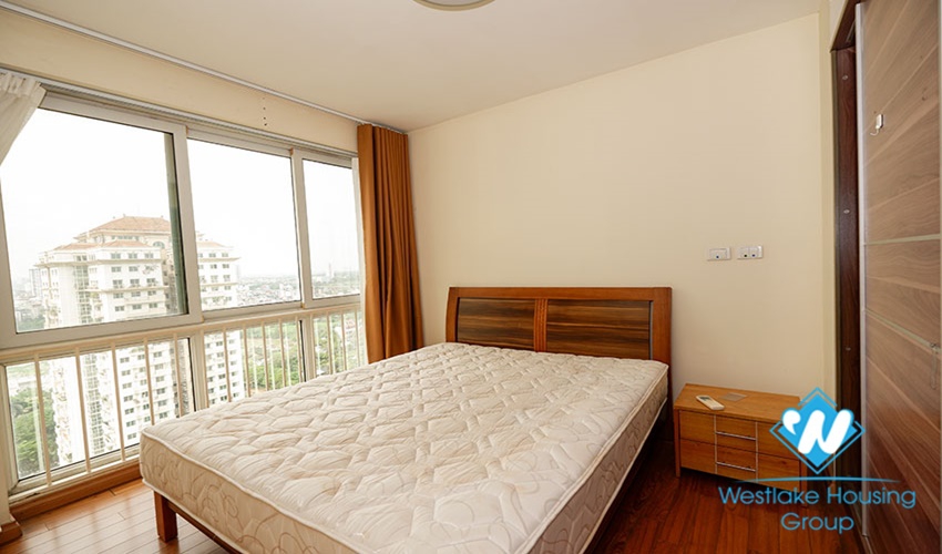 Apartment renting in Ciputra, Hanoi with 4 bedrooms and fully furnished
